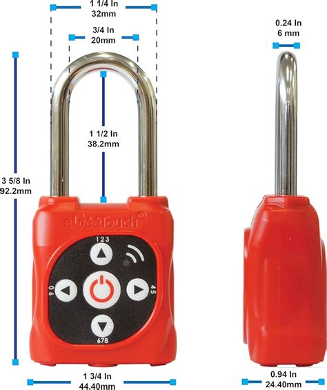 Amazon.com: eGeeTouch: LOTO Smart Padlock.
